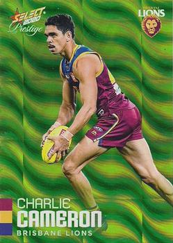 2020 Select Footy Stars Prestige - Green Parallel #13 Charlie Cameron Front
